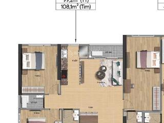 108m2 3pn+ diện tích lớn beverly solari giá siêu rẻ chỉ 51tr/m2