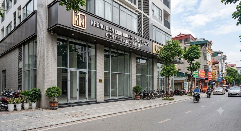 500m mặt bằng kinh doanh mặt đường Lĩnh Nam cho thuê, vỉa hè rộng, mặt tiền 18m, giá 170tr/th