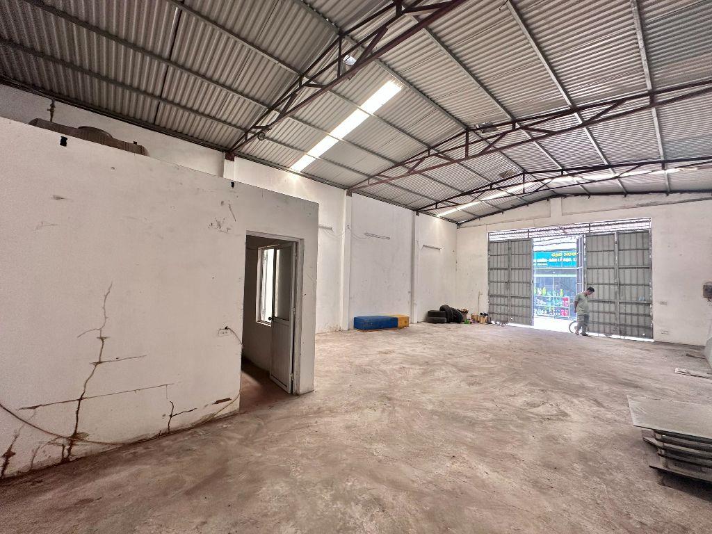 120m kho xưởng đường Lĩnh Nam cần cho thuê, đất sổ đỏ, giá 15tr/th