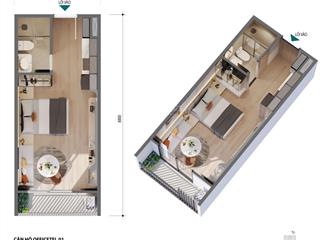 Chính chủ bán căn hộ văn phòng trục phạm văn đồng thanh toán nhẹ, giá thương lượng thiện chí