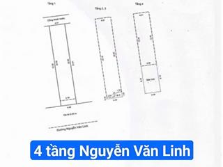 Nhà 4 tầng nguyễn văn linh gần nguyễn hoàng giá rẻ. s= 106m2 giá 28 tỷcó thang máy