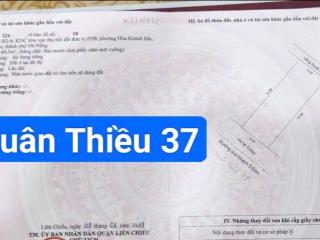 Đất j258 đường 5m5 xuân thiều 37. cạnh mikazuki,bãi tắm xuân thiều. s= 70m2 ngang 5m. giá 4.5 tỷ