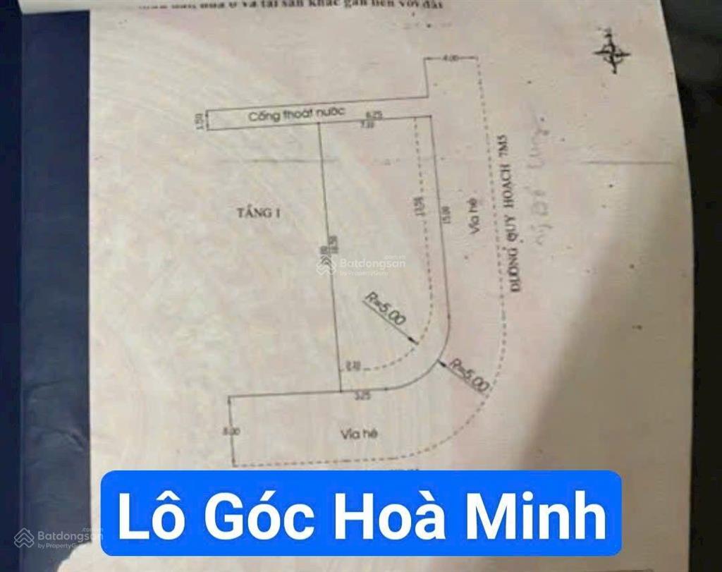 Góc 2 mặt tiền đường 10m5 thanh tịnh và nguyễn đổ cung cạnh nam trân, bến xe. s= 160m2 giá 12.5 tỷ