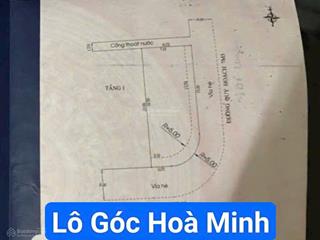 Góc 2 mặt tiền đường 10m5 thanh tịnh và nguyễn đổ cung cạnh nam trân, bến xe.
s= 160m2 giá 12.5 tỷ