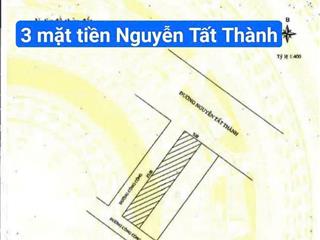 Hàng hiếm góc 3 mặt tiền nguyễn tất thành đoạn xây cao tầng. s= 125m2(5x25)m giá 16.3 tỷ