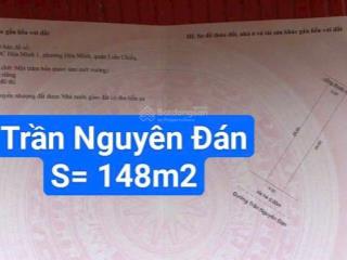 Đường 10m5 trần nguyên đán, liên chiểu. gần biển. s= 148m2 ngang 5m giá 9.5tỷ