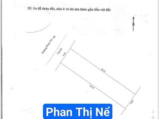 Mặt tiền phan thị nể cách biển 100m s= 112m2 ngang 5m giá 6.2 tỷ