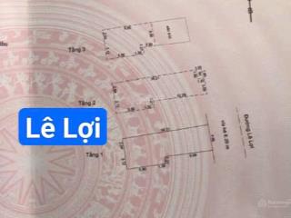 Nhà 3 tầng mặt tiền đường 10m5 lê lợi, hải châu. s= 85m2 ngang gần 5m giá 14.5 tỷ