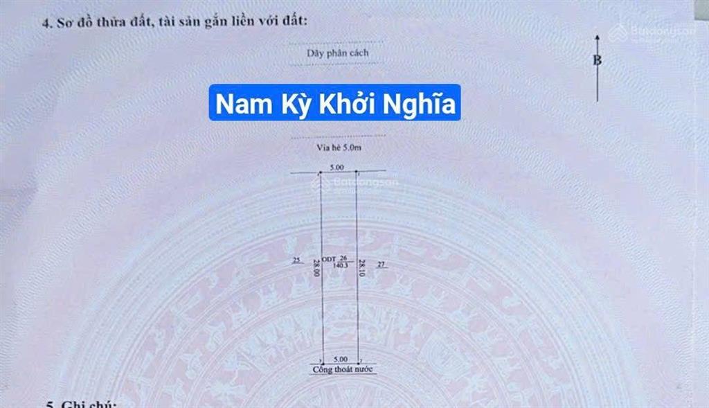 Lô đất tuyệt đẹp đường nam kỳ khởi nghĩa ngũ hành sơn. đối diện khu đô thị fpt
s= 140m2 , 8.5 tỷ