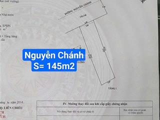 Lô đất tuyệt đẹp đường 10.5 nguyễn chánh sát nút giao thông ngã tư hoàng thị loan. s=145m2