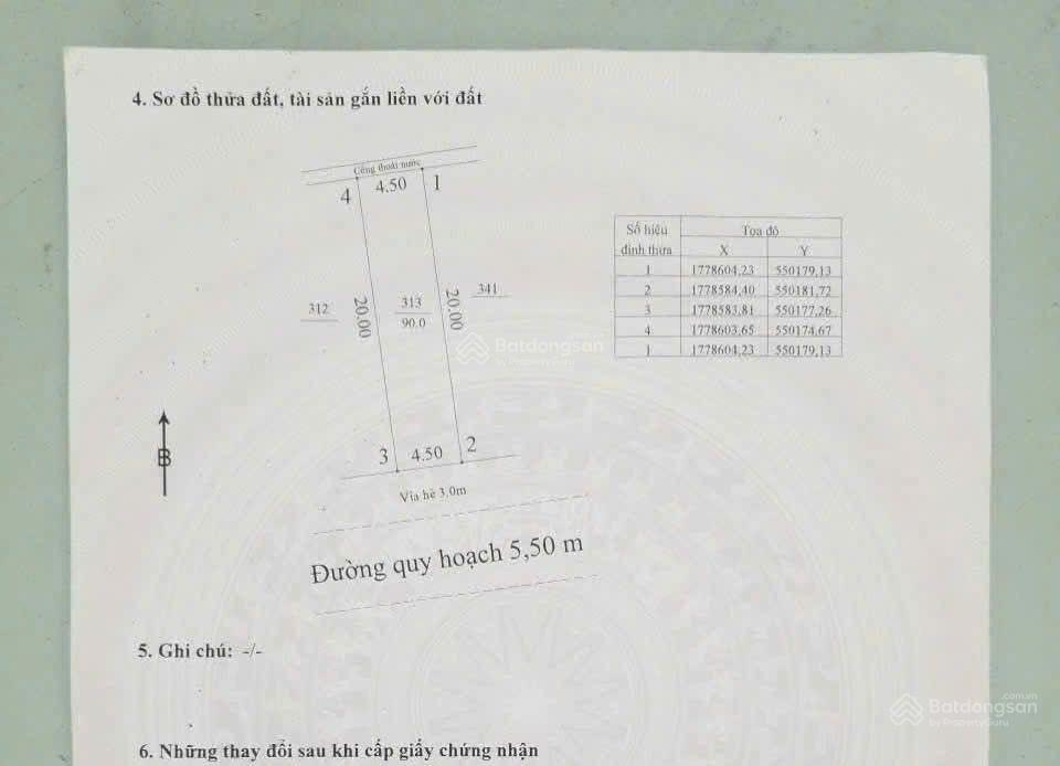 Mặt tiền đường nhánh 5m5 lề 3m phan bội châu, cạnh sông hàn. dt 90m2 (4,5x20)m, giá 9.7 tỷ