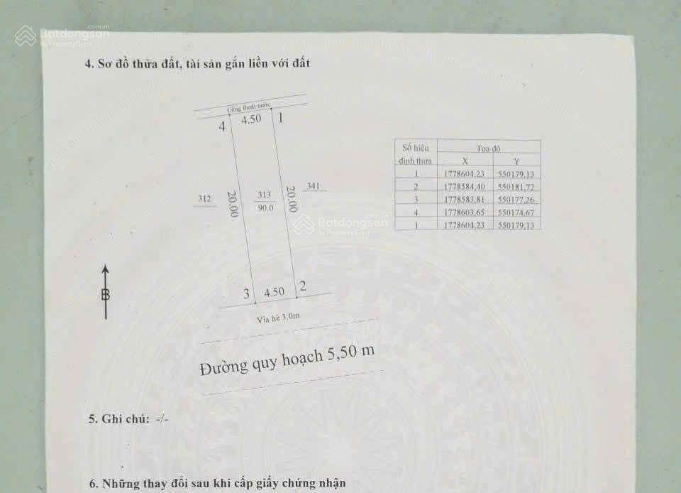 Mặt tiền đường nhánh 5m5 lề 3m phan bội châu, cạnh sông hàn. dt 90m2 (4,5x20)m, giá 9.7 tỷ