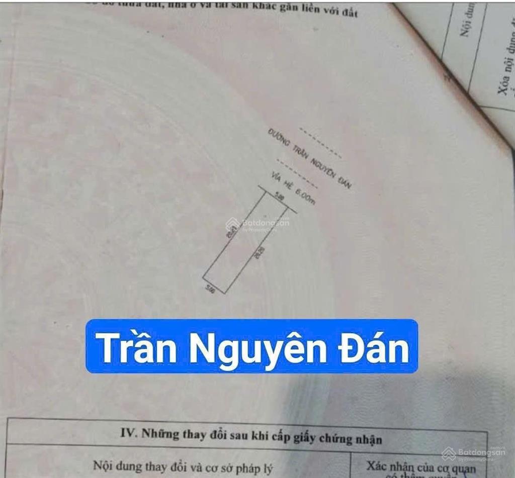 Đất rẻ đẹp mặt tiền đường 10.5m trần nguyên đán cạnh nguyễn sinh sắc. dt 101m2, giá 7.9 tỷ