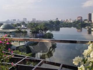 Mặt hồ mp phạm huy thông sổ 100m2 xây 6 tầng ô góc 1 mặt ngõ giá 73 tỷ ( rất rẻ )