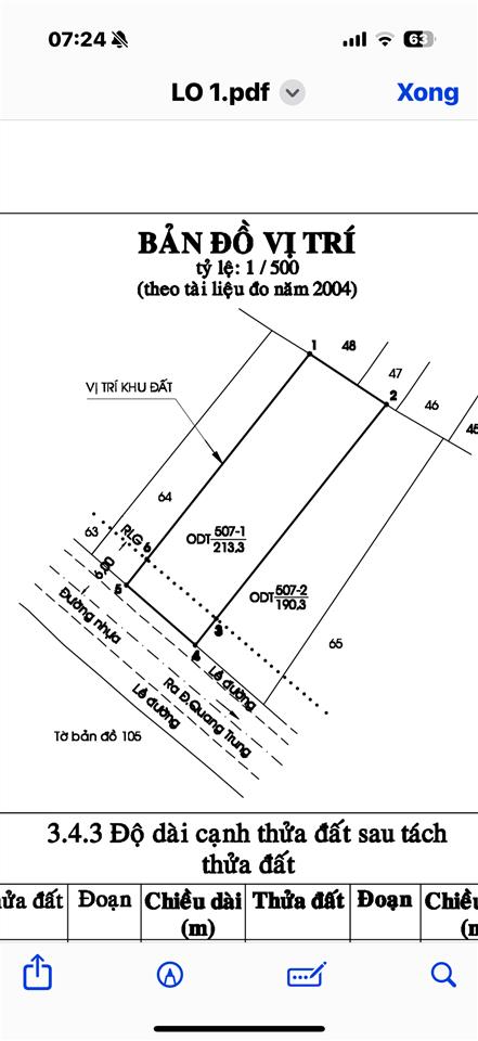 24 tỷ 214m2 đất ngay sát emart phan huy ích ngang 8,1