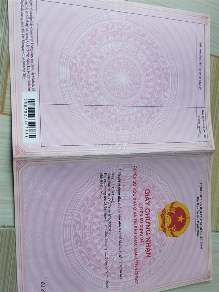 Bán đất thổ cư Thanh Phước, Gò Dầu, Tây Ninh giá rẻ