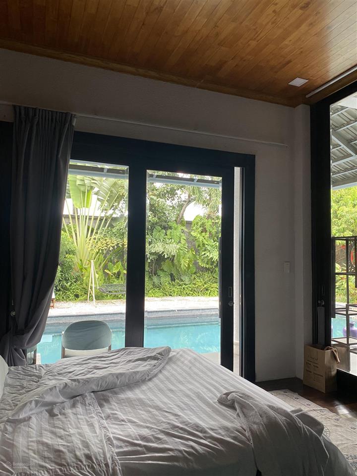 Bán villa 800m2 có hồ bơi style bali  gần sông sài gòn view nhìn về đảo bình quới