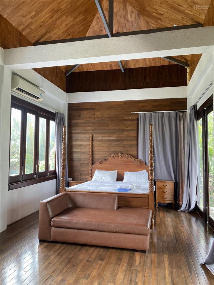 Bán villa 800m2 có hồ bơi style bali  gần sông sài gòn view nhìn về đảo bình quới