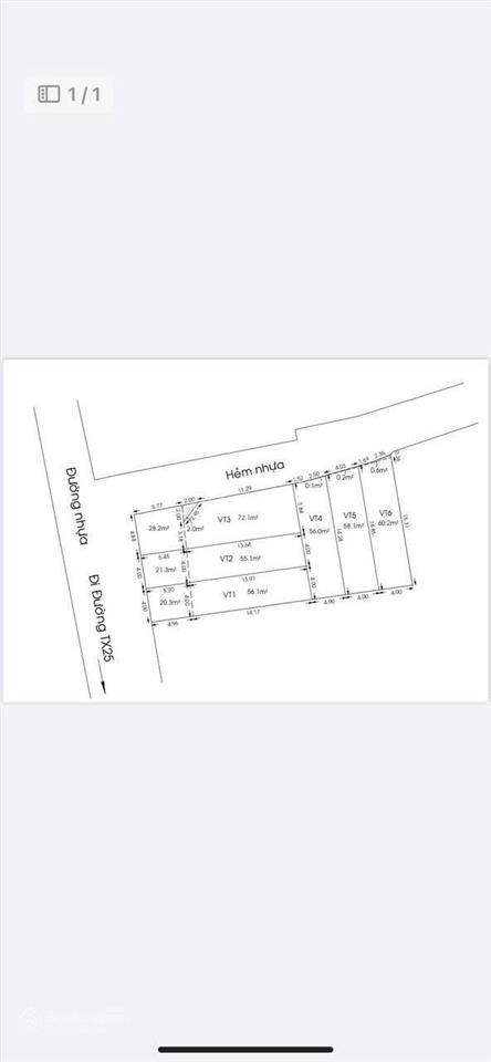 Đất chính chủ đường thạnh xuân 25, phường thới an, tphcm