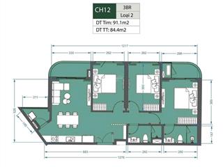 9,1 tỷ căn hộ 3pn trục 12 tòa a1 cao cấp nhất phân khu lumiere evergreen  0919 452 ***