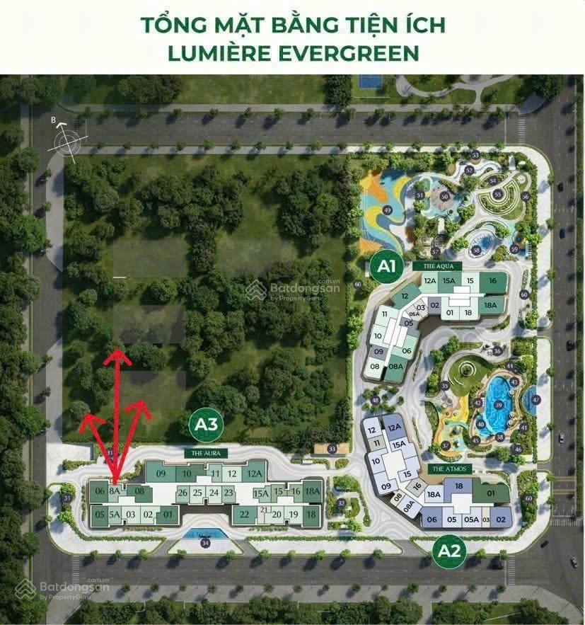 Bán ch 1pn 1wc tại lumiere evergreen, 4,85 tỷ, 48m2