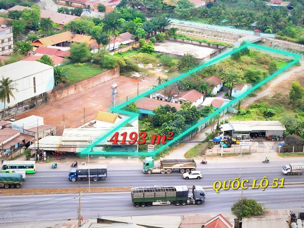 Siêu phẩm đầu tư 1ha mặt tiền quốc lộ 51 ngã 3 thái lan chỉ 9 triệu/m