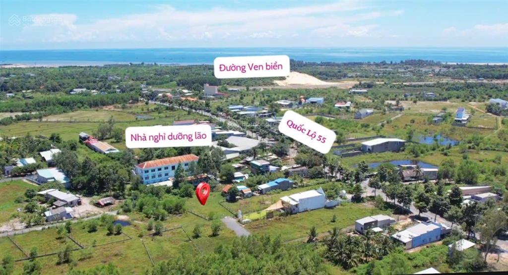 Đất 10x50m, 500m2 mặt tiền đường nhựa gần khu nghỉ dưỡng, biển