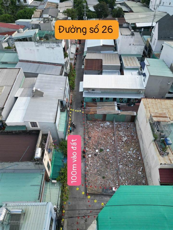 Bán đất tại đường số 26, hiệp bình chánh, nh, thành phố thủ đức, 6,4 tỷ, 68 m2, chính chủ, view đẹp