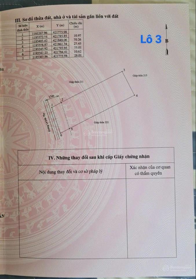Bán đất 2301m2 tại mặt tiền lê đức thọ, giá siêu hời 2,9 tỷ