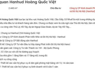 Hàng mới  cc 234 hanhud  234 hoàng quốc việt  diện tích 56m2  92m2. ký trực tiếp cđt  giá 6x.