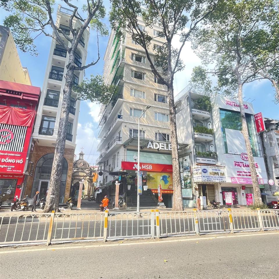 Bán toà nhà 2 mặt tiền trần hưng đạo quận 5, diện tích sàn  1.968m2, khai thác 400tr/tháng