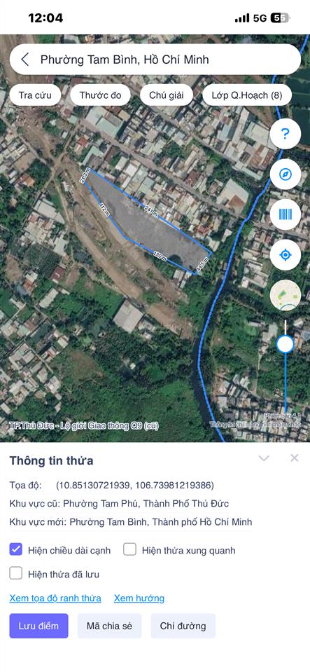 Cho thuê 11.000 m2 ngang 225m mặt đường vành đai 2 quận thủ đức cũ