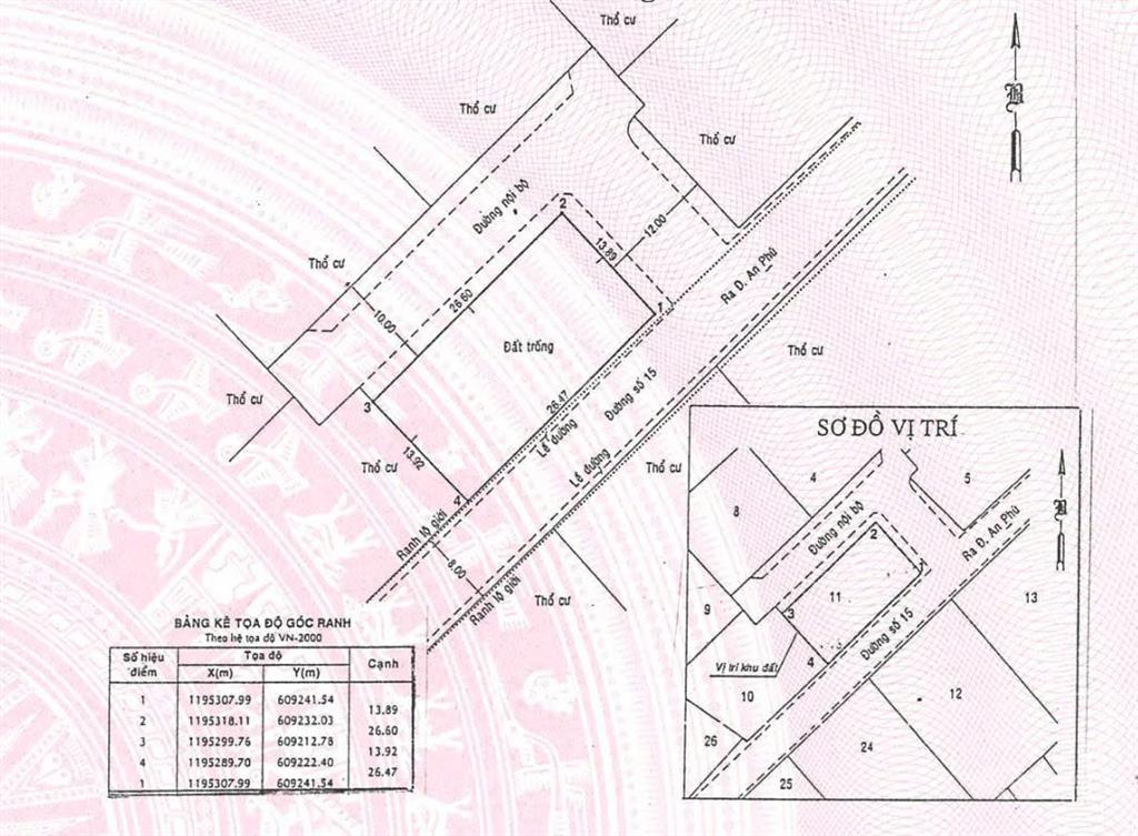 Cắt lỗ nhẹ 3.300m² đất vàng an phú | quy hoạch cao ốc 18 tầng | chốt gấp