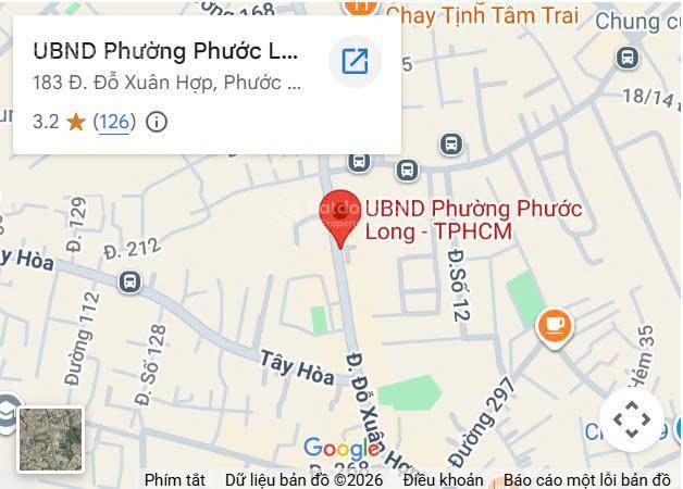 Bán quỹ đất 12.000m² mt đỗ xuân hợp, phước long b | gần xa lộ hà nội