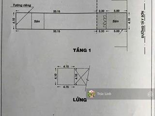 Mặt tiền tây sơn  tân phú, 4,1x27,5m, cấp 4, giá 9,5 tỷ tl