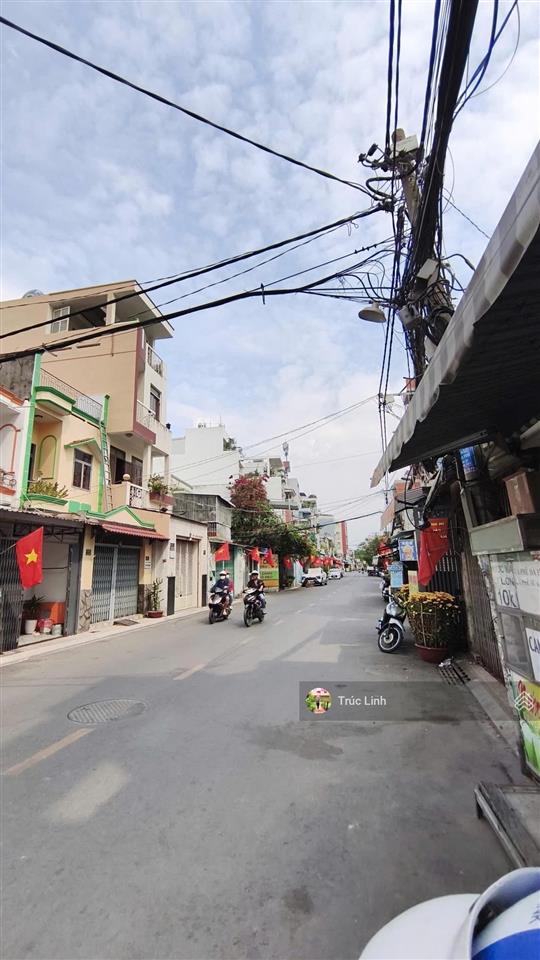 Mặt tiền nguyễn văn yến  phú thạnh, 6,3x24m nh 6,45m, cấp 4, giá 16,8 tỷ tl