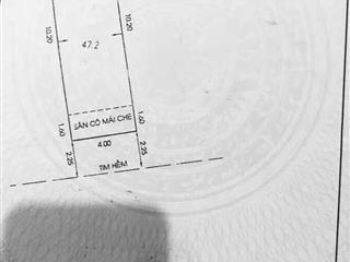 Hẻm 6m lê thúc hoạch  p. phú thọ hòa, 4x11m, giá 6,1 tỷ tl.