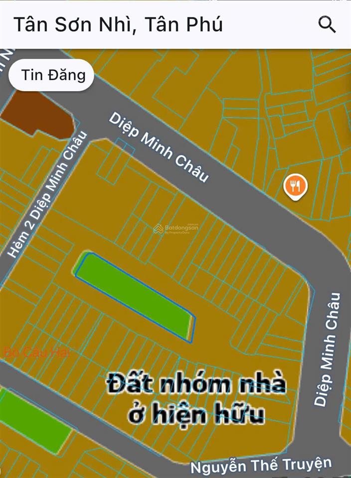 Hẻm 8m diệp minh châu  tân sơn nhì, 5,5x21m, 3 tầng st, giá 15,5 tỷ tl