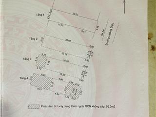 Bán nhà 4 tầng đường hoàng diệu, đang cho thuê 30 tr/tháng, dt 102 m2 giá 19,5 tỷ  0935 121 ***