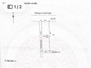 Bán đất đường lê anh xuân đối diện chợ hòa cường , dt 60 m2 giá 7,1 tỷ  0935 121 ***