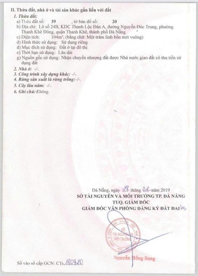 Bán nhà cấp 4 đường 10m5 nguyễn đức trung, dt 104 m2 giá 10,5 tỷ  0935 121 ***