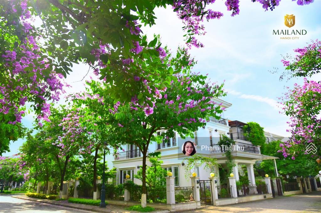 Bán shophouse kđt mailand hà nội city, an khánh 120m2. mt 8m. 5 tầng siêu đẹp. 35 tỷ