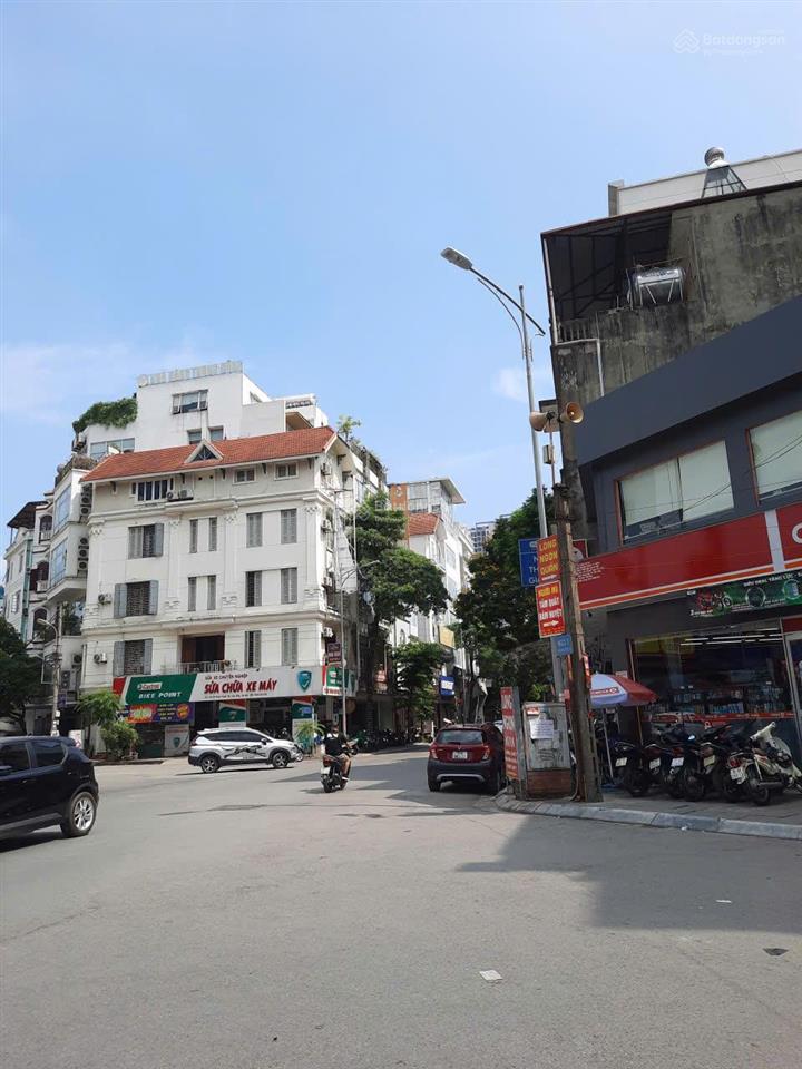 Bán nhà mặt phố lô góc đặng thùy trâm hoàng quốc việt 150m2. mt12m. vuông đét. đường 30m. 70 tỷ