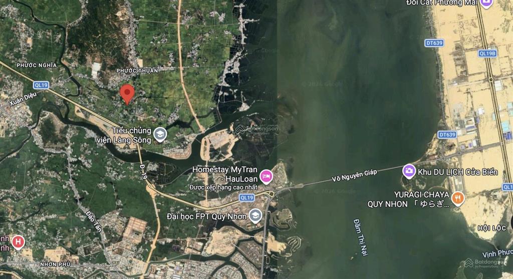 Bán 2 miếng đất tại quảng vân, phước thuận, tuy phước. diện tích 7x40 giá 1tỷ2, 14x40 giá 2tỷ4.