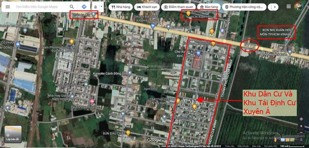 Đất chợ khu tái định cư xuyên á mỹ hạnh đức hòa. dt 5x16. shr. gần kcn xuyên á, hoàng gia, nhị xuân