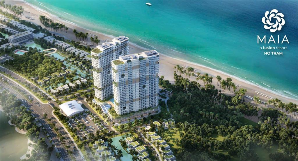 Chỉ 1,2 tỷ sở hữu ngay căn hộ mặt biển maia hồ tràm có sẵn sân golf 86ha, casino the grand hồ tràm