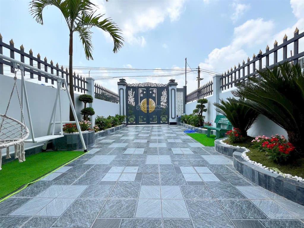 Chủ gửi bán nhà vườn 1 trệt 1 lầu mỹ hạnh bắc, đức hòa, 5x37m, giá 3 tỷ 350 tl