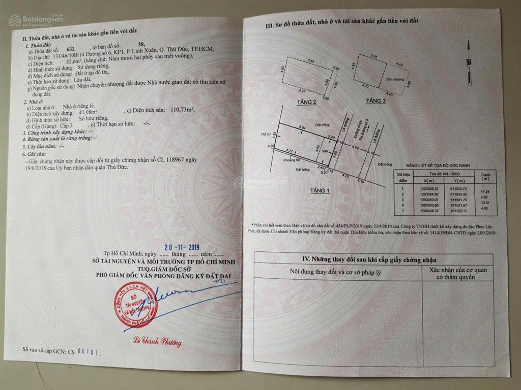 Bán gấp nhà đường số 6 linh xuân, thủ đức,tphcm, 0909 428 ***