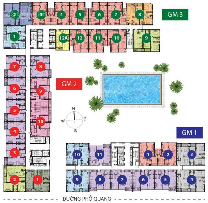 Anh chị đang tìm căn hộ 2 phòng ngủ khu sân bay của novaland k thể không xem 2pn75m2 giá 5,370 tỷ