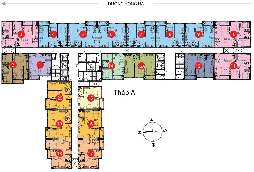 Chủ kẹt bank nên bán rất nhanh căn hộ 2pn+2wc botanica premier 75m 2pn+2wc giá tốt 5,4 tỷ
